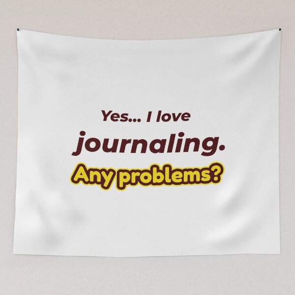 Item preview, I love Journaling designed and sold by cooldesignsalot.