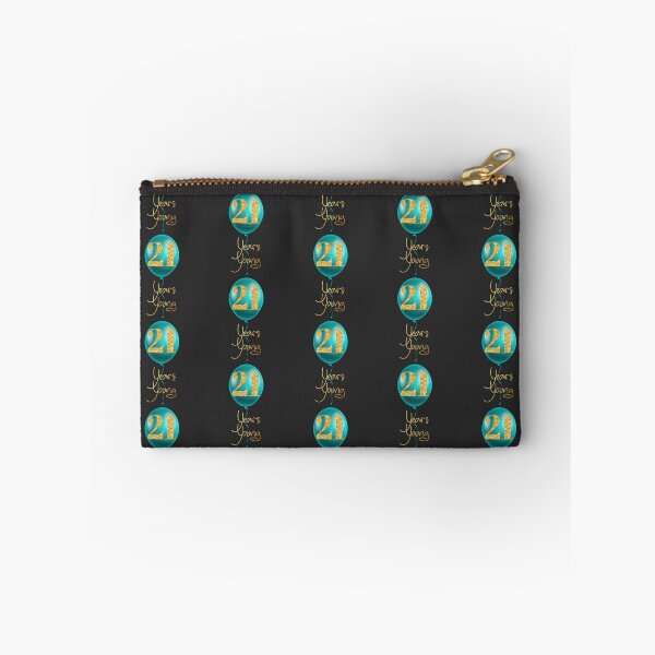 Item preview, 21 Years Young - Turquoise & Gold designed and sold by PawsitiveMum.
