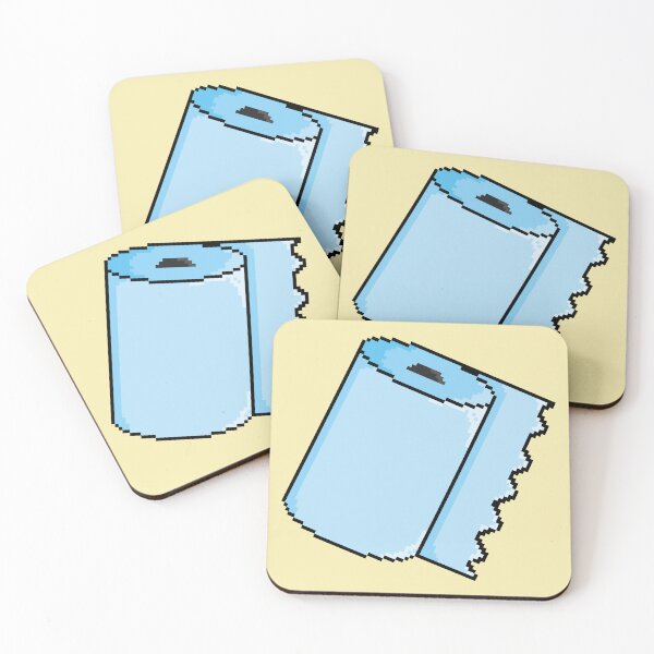 Item preview, pixel paper towel colorful blue funny designed and sold by therkmr.