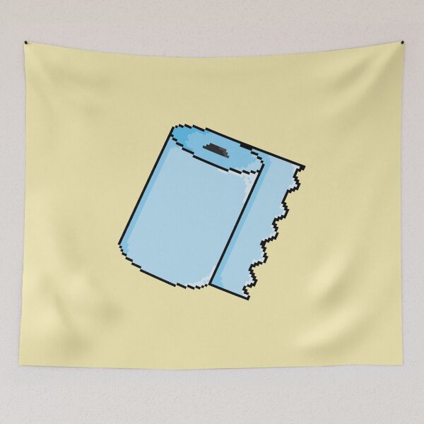 Item preview, pixel paper towel colorful blue funny designed and sold by therkmr.