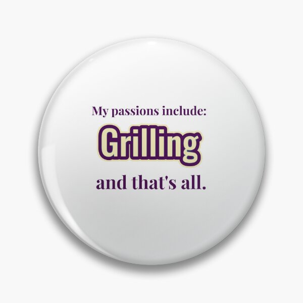 Item preview, Grilling is my passion designed and sold by cooldesignsalot.