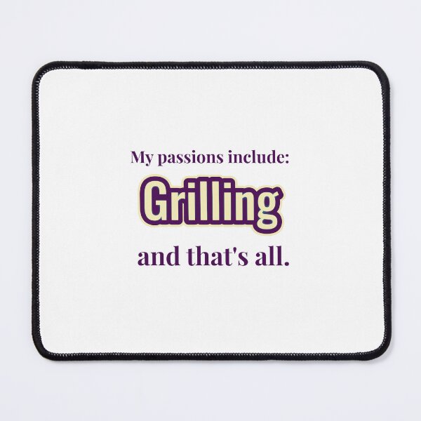 Item preview, Grilling is my passion designed and sold by cooldesignsalot.