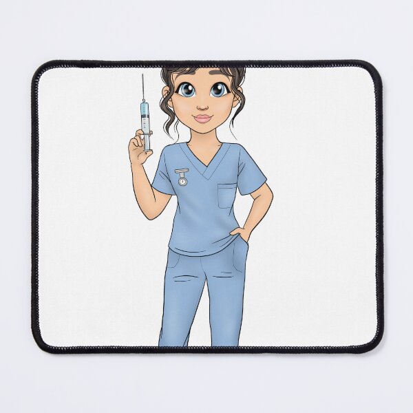 Item preview, Cute Nurse, Nurses Day, Happy Nursed Day, Cute Doctor Woman, Personalised Nurse Mom, I love my job Nurse designed and sold by Nelladraws.