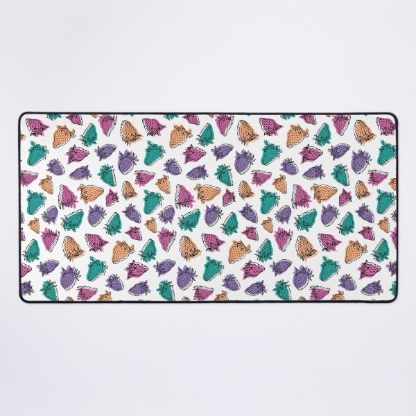 Item preview, Offset effect strawberry field in cotton candy colours designed and sold by Printables Passions.