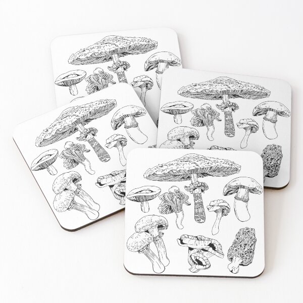 Item preview, Edible Mushroom Variety designed and sold by Katariina Purru.