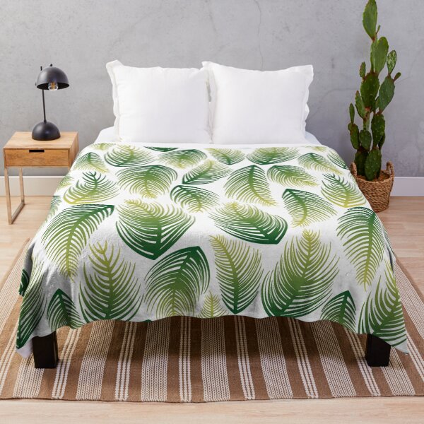 Item preview, Palm Leaves - Green Ombre designed and sold by Carrie Cantwell Art.
