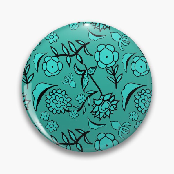 Item preview, Teal Arabian Flowers designed and sold by Emma Marie Blacker.
