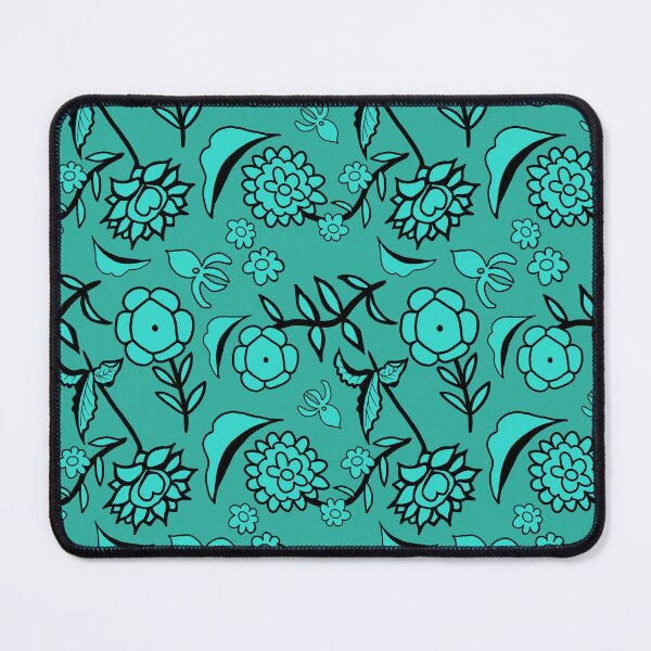 Item preview, Teal Arabian Flowers designed and sold by Emma Marie Blacker.