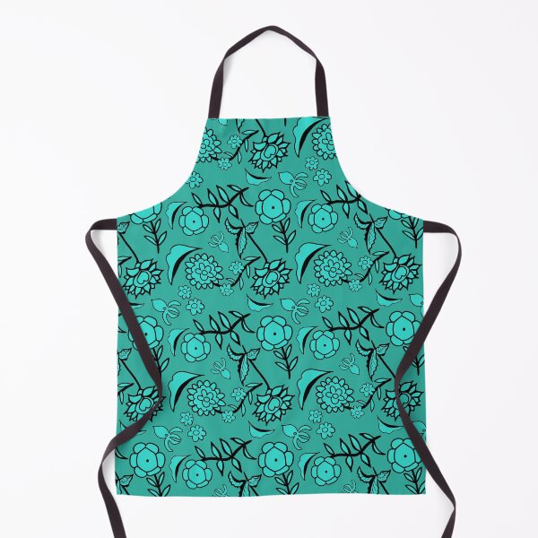 Item preview, Teal Arabian Flowers designed and sold by Emma Marie Blacker.