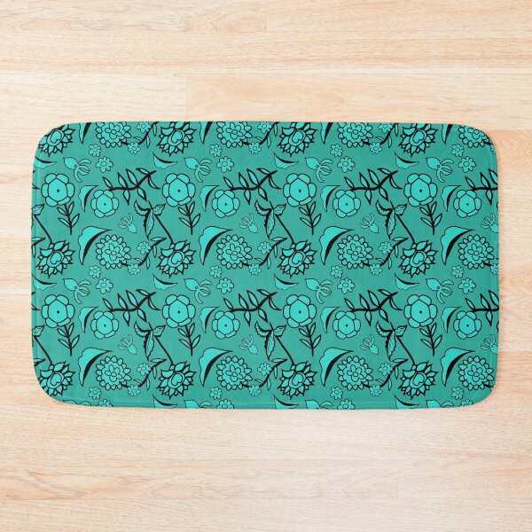 Item preview, Teal Arabian Flowers designed and sold by Emma Marie Blacker.