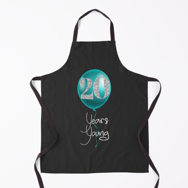 Item preview, 20 Years Young - Turquoise & Silver designed and sold by PawsitiveMum.