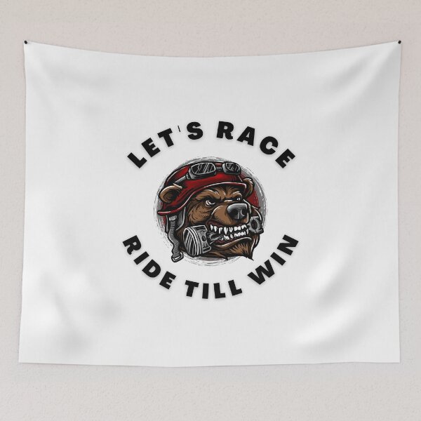 Item preview, Let's Race-Ride Till win designed and sold by SN-Creations.