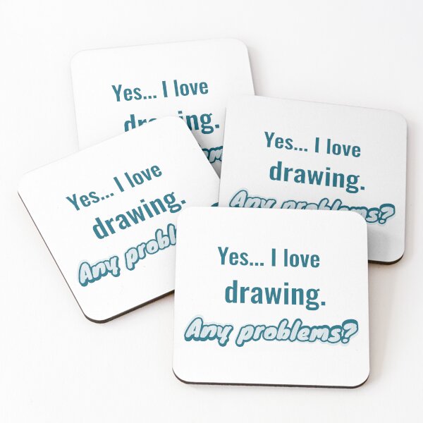 Item preview, I love Drawing designed and sold by cooldesignsalot.