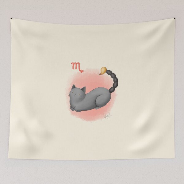 Item preview, Zodiacat Scorpio designed and sold by anaflorapdc.
