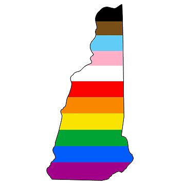 Artwork thumbnail, New Hampshire Inclusive Pride by Gayesthetic