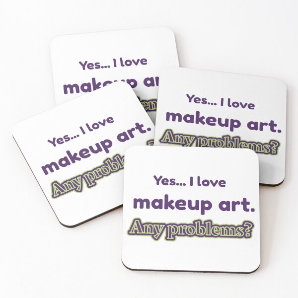 Item preview, I love Makeup Art designed and sold by cooldesignsalot.