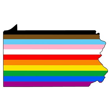 Artwork thumbnail, Pennsylvania Inclusive Pride by Gayesthetic