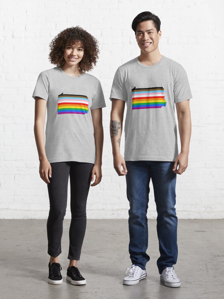 Pennsylvania Inclusive Pride" T-shirt for Sale by Gayesthetic | Redbubble inclusive rainbow t-shirts - pennsylvania t-shirts - inclusive