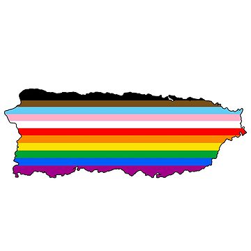 Artwork thumbnail, Puerto Rico Inclusive Pride by Gayesthetic