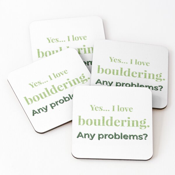 Item preview, I love Bouldering designed and sold by cooldesignsalot.