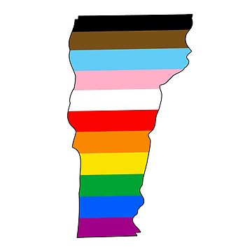 Artwork thumbnail, Vermont Inclusive Pride by Gayesthetic
