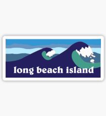 long beach island Sticker