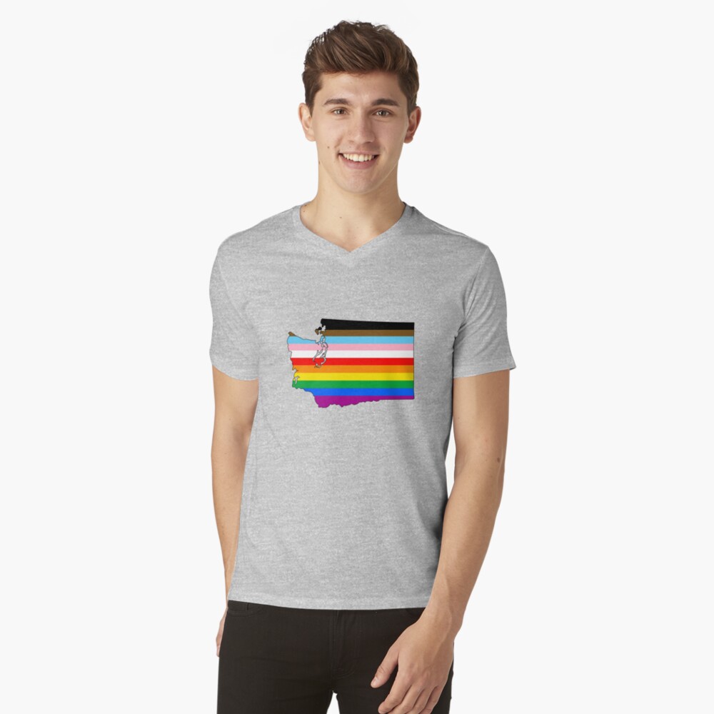 Item preview, V-Neck T-Shirt designed and sold by Gayesthetic.
