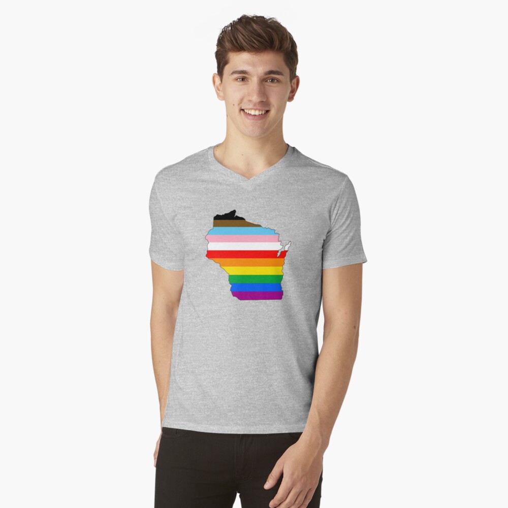 Item preview, V-Neck T-Shirt designed and sold by Gayesthetic.