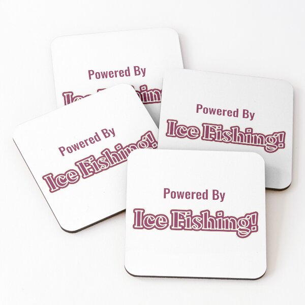 Item preview, Powered By Ice Fishing designed and sold by cooldesignsalot.