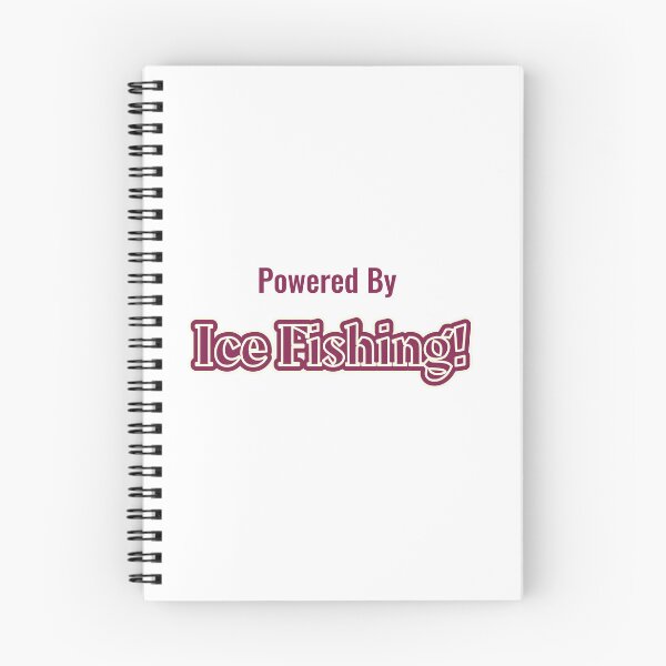 Item preview, Powered By Ice Fishing designed and sold by cooldesignsalot.
