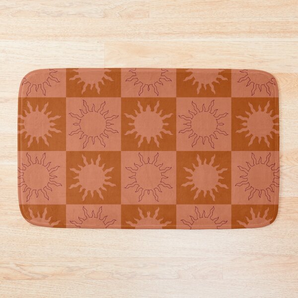 Item preview, Burnt Orange Sun Checkerboard designed and sold by CaseyCara.