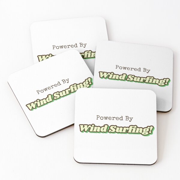 Item preview, Powered By Wind Surfing designed and sold by cooldesignsalot.