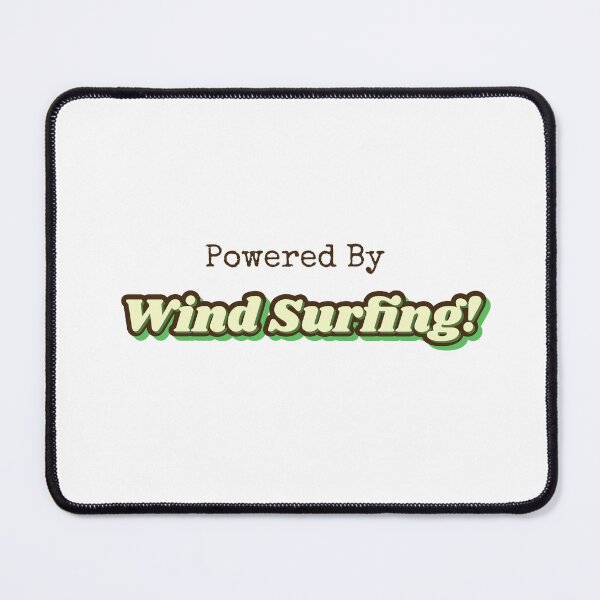 Item preview, Powered By Wind Surfing designed and sold by cooldesignsalot.
