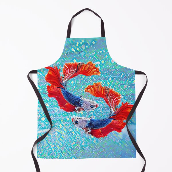 Item preview, Beautiful Dragon Scale Betta Fish - Super Delta Tail Monster Mask Blue Red Betta Fish Breed designed and sold by Cawaiico.