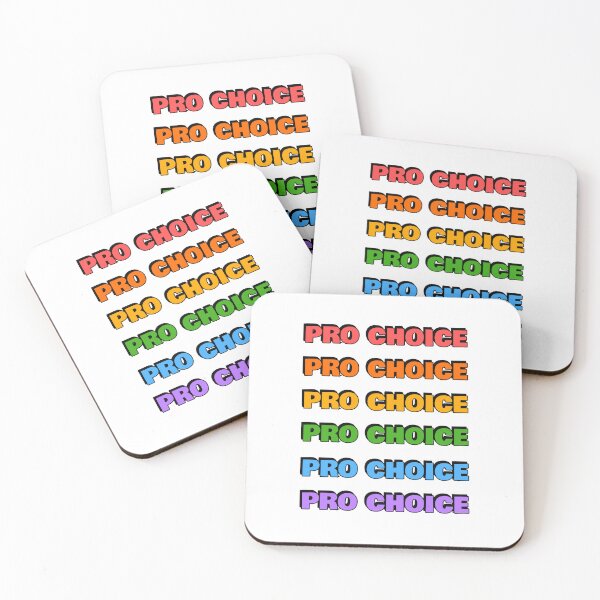 Item preview, Pro Choice - rainbow colors sticker pack - abortion rights designed and sold by Inspirationmotivation.
