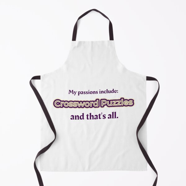 Item preview, Crossword Puzzles is my passion designed and sold by cooldesignsalot.