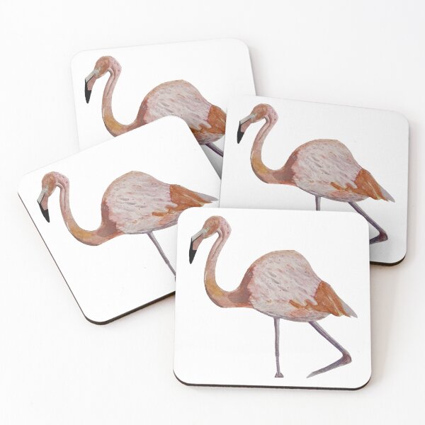 Item preview, flamingo in watercolor designed and sold by altairaleon.