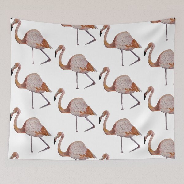 Item preview, flamingo in watercolor designed and sold by altairaleon.