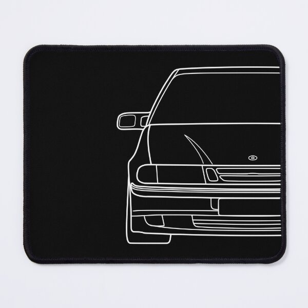 Item preview, Saab 9000 white lines designed and sold by EdimDesign.