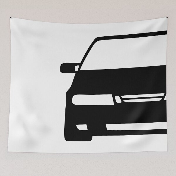 Item preview, Saab 9000 black silhouette designed and sold by EdimDesign.