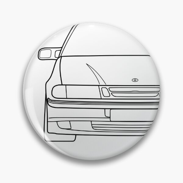 Item preview, Saab 9000 black lines designed and sold by EdimDesign.