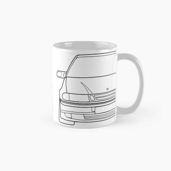 Item preview, Saab 9000 black lines designed and sold by EdimDesign.