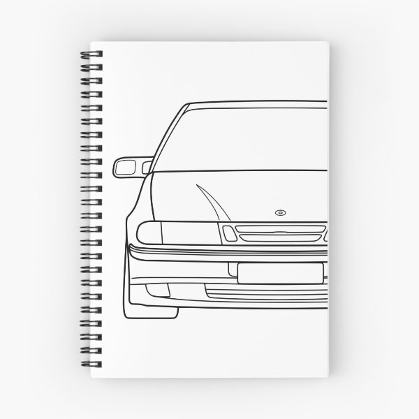 Item preview, Saab 9000 black lines designed and sold by EdimDesign.