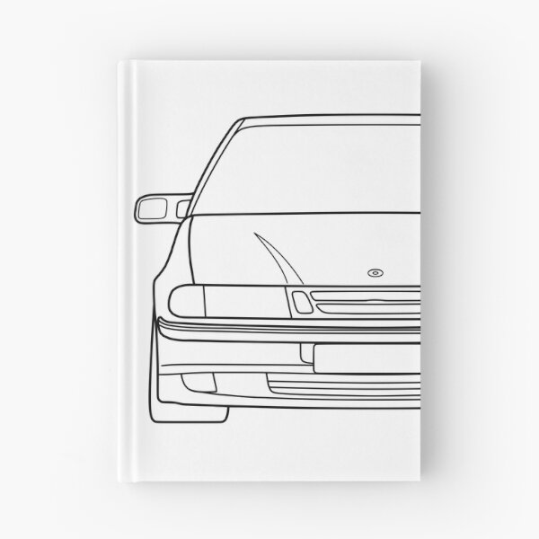 Item preview, Saab 9000 black lines designed and sold by EdimDesign.