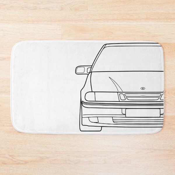 Item preview, Saab 9000 black lines designed and sold by EdimDesign.