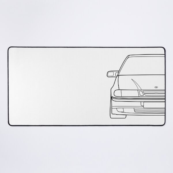 Item preview, Saab 9000 black lines designed and sold by EdimDesign.