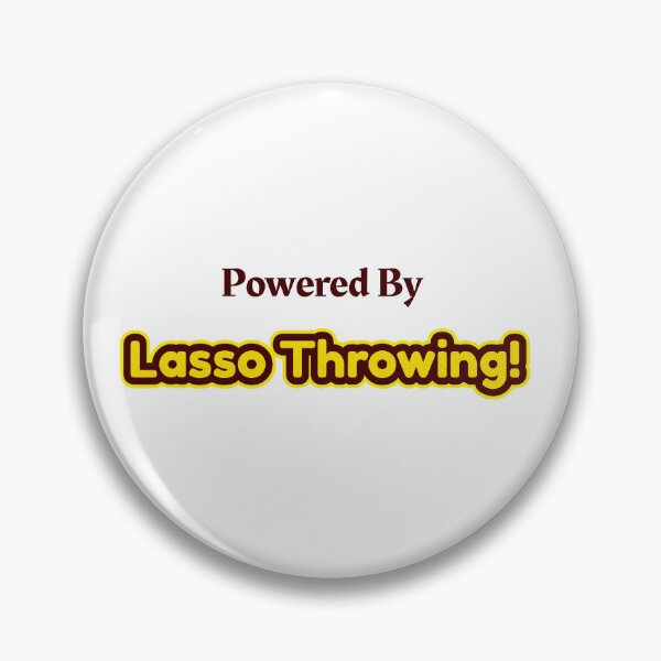 Item preview, Powered By Lasso Throwing designed and sold by cooldesignsalot.