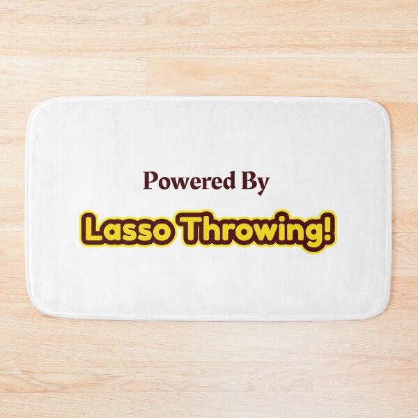 Item preview, Powered By Lasso Throwing designed and sold by cooldesignsalot.