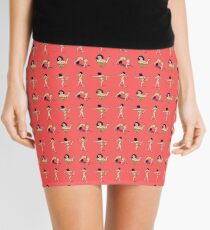 Broad City Art Model Pizza Censorship Pink (pattern) Mini Skirt