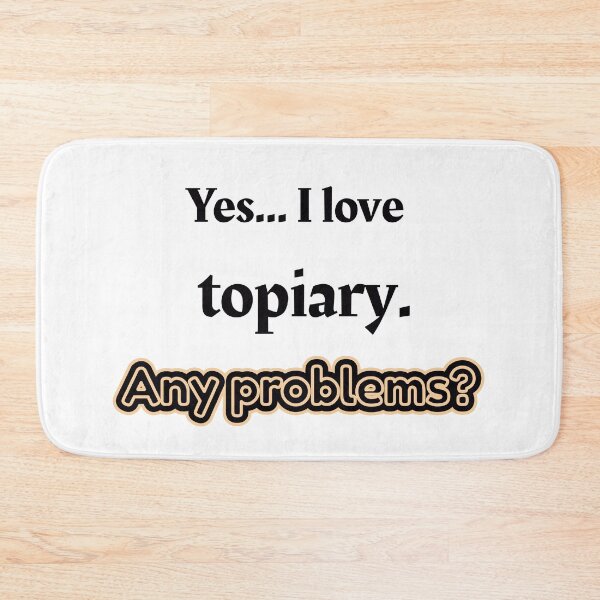 Item preview, I love Topiary designed and sold by cooldesignsalot.